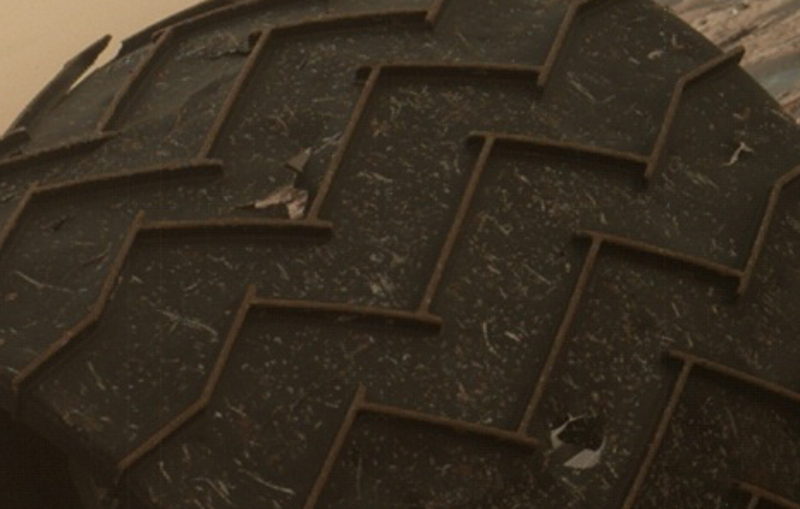 A zoomed-in view of the damage. (Image: NASA/JPL-Caltech/MSSS)